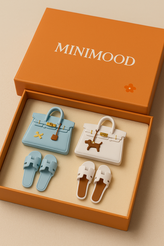 🤍🩵 Pack Duo MiniMood – Bluetta & Lattea